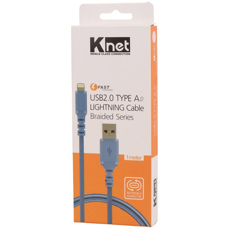 کابل آیفونی فست شارژ K-net K-CULB2010 1m