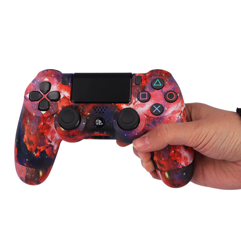 دسته بازی بی سیم SONY PlayStation 4 DualShock 4 High Copy طرح کهکشان کد 2
