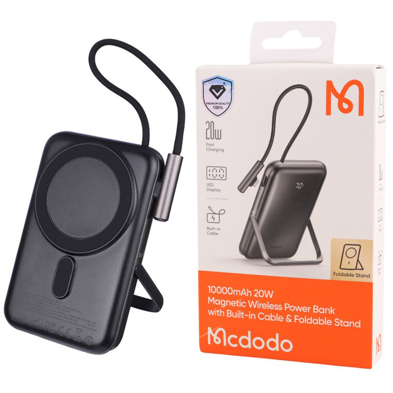 پاور بانک بی سیم فست شارژ 10000 مک دودو Mcdodo MC-181 PD 20W