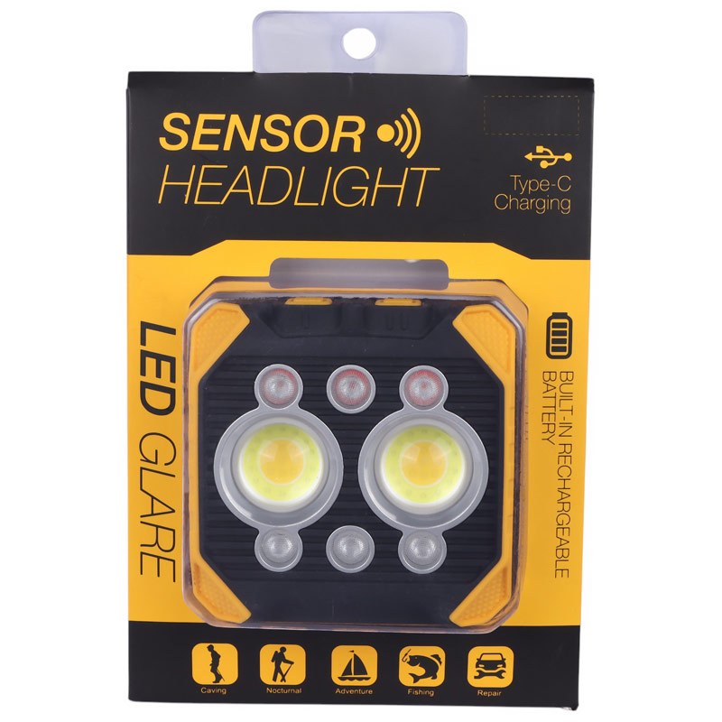 چراغ قوه پیشانی هدلایت شارژی Sensor 6130