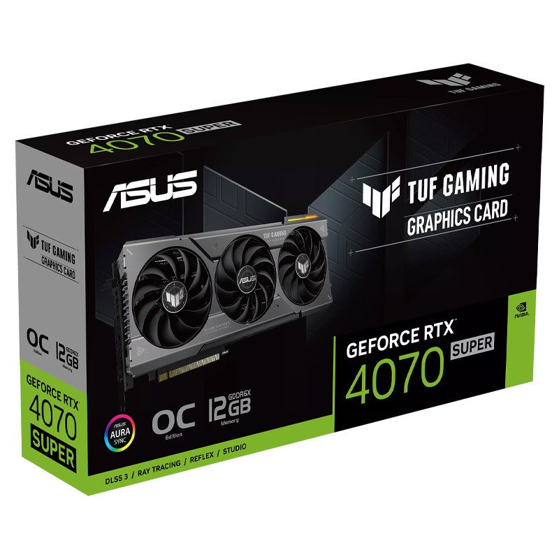 کارت گرافیک ASUS TUF Gaming GeForce RTX 4070 Super OC Edition 12GB GDDR6X 192Bit