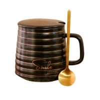 ماگ سرامیکی smile درب دار کد PS104179