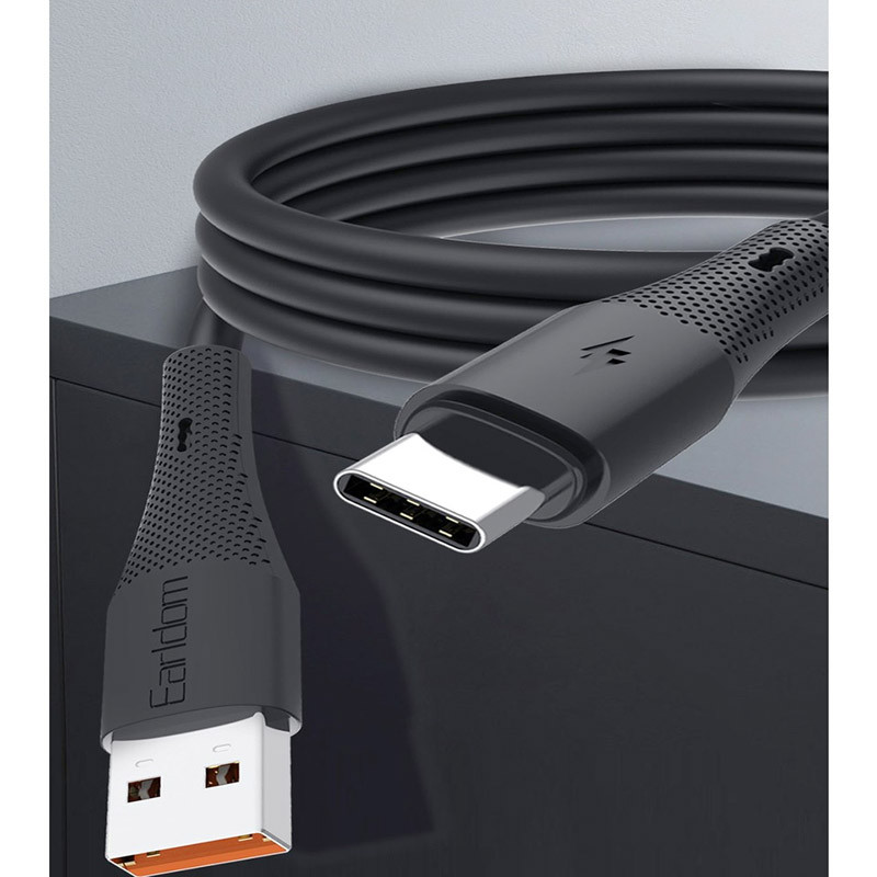 کابل تایپ سی فست شارژ Earldom EC-185C 2.4A 1m
