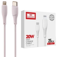 کابل تبدیل کوتاه فست شارژ Earldom EC-163C-i Type-C To Lightning 20W 25cm