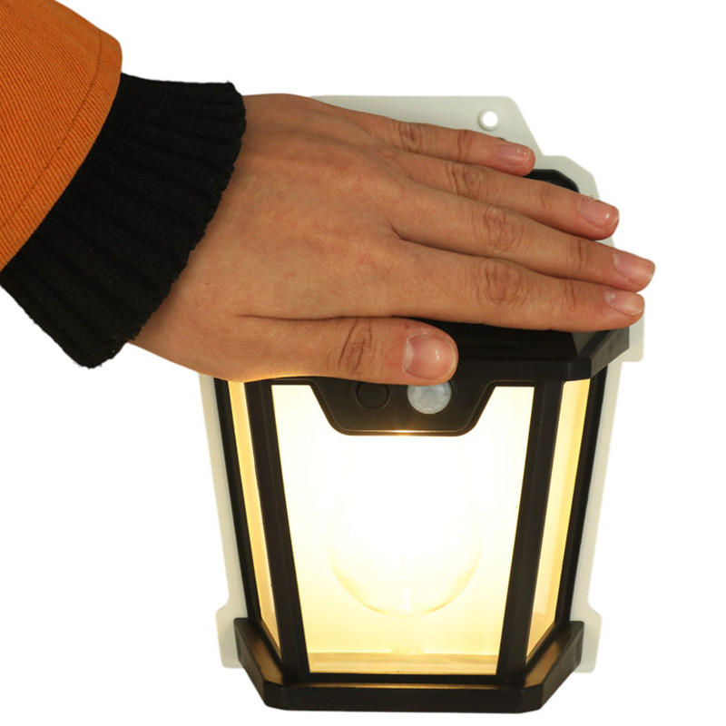 چراغ دیواری سنسوردار خورشیدی HW999-1W