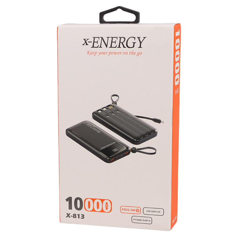 پاور بانک فست شارژ ایکس انرژی X-813 PD 22.5W ظرفیت 10000 میلی آمپر ساعت