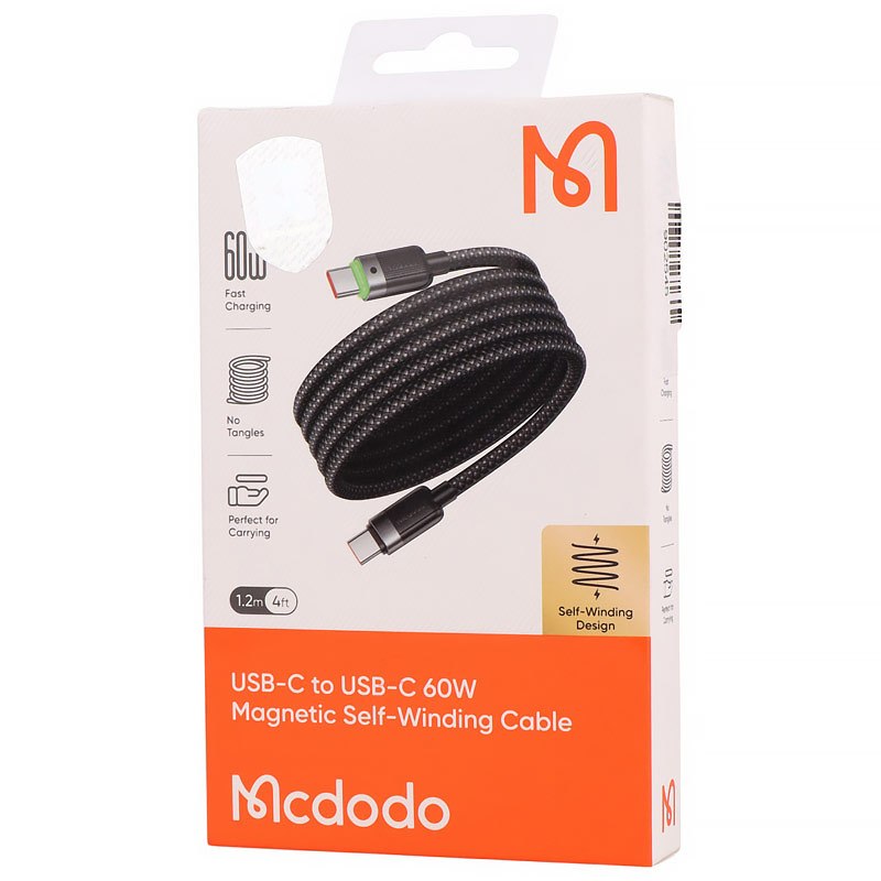 کابل تبدیل فست شارژ Mcdodo CA-200 Type-C To Type-C 3A PD 60W 1.2m