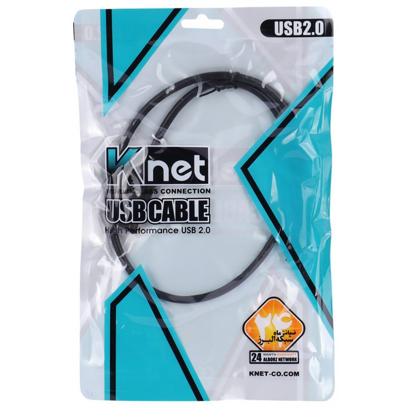 کابل میکرو یو اس بی K-net K-CUAM2M06 60cm