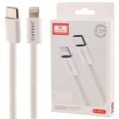 کابل تبدیل فست شارژ Earldom EC-196C-L Type-C To Lightning PD 30W 1m
