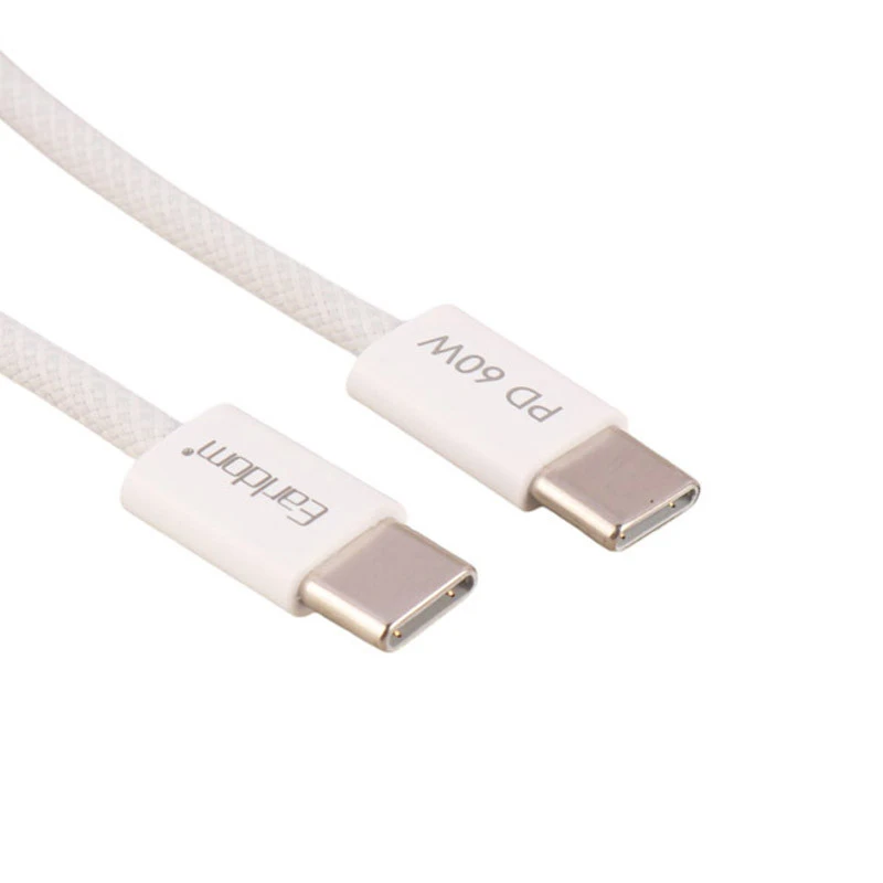 کابل تبدیل فست شارژ Earldom EC-190C-C Type-C To Type-C PD 60W 2m