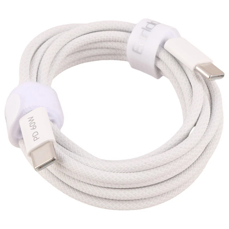 کابل تبدیل فست شارژ Earldom EC-190C-C Type-C To Type-C PD 60W 2m