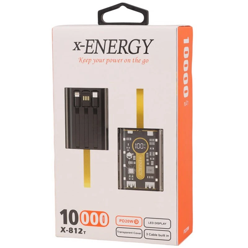 پاور بانک فست شارژ ایکس انرژی X-812T PD 20W ظرفیت 10000 میلی آمپر ساعت
