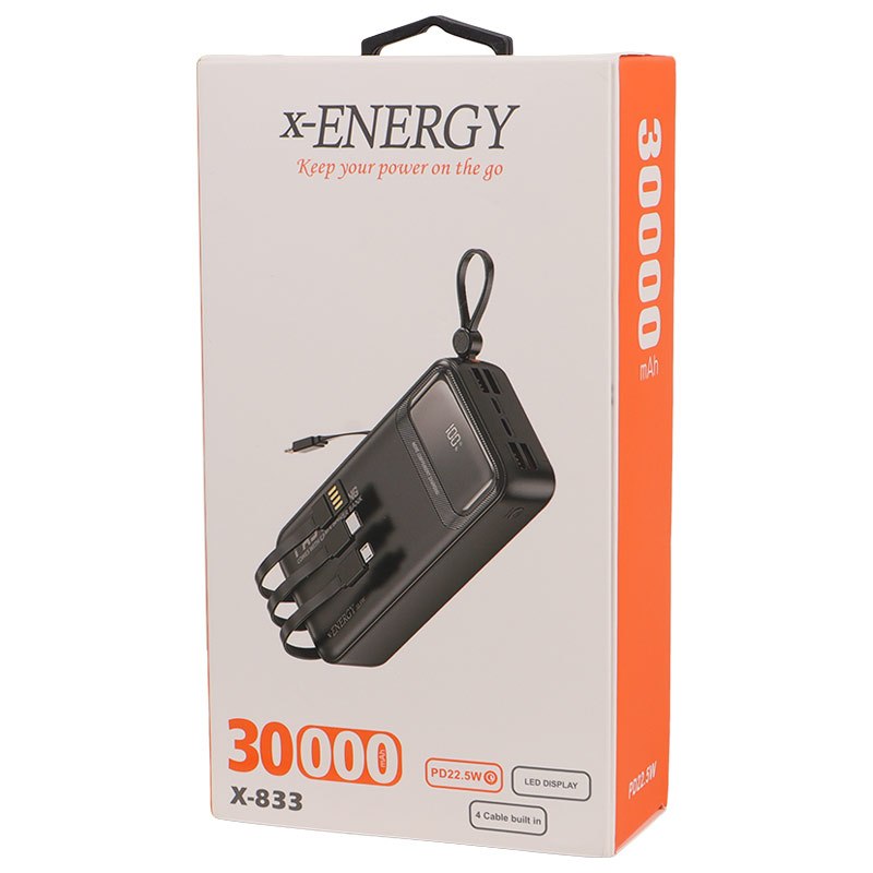 پاور بانک فست شارژ 30000 ایکس انرژی X-Energy X-833 PD 22.5W