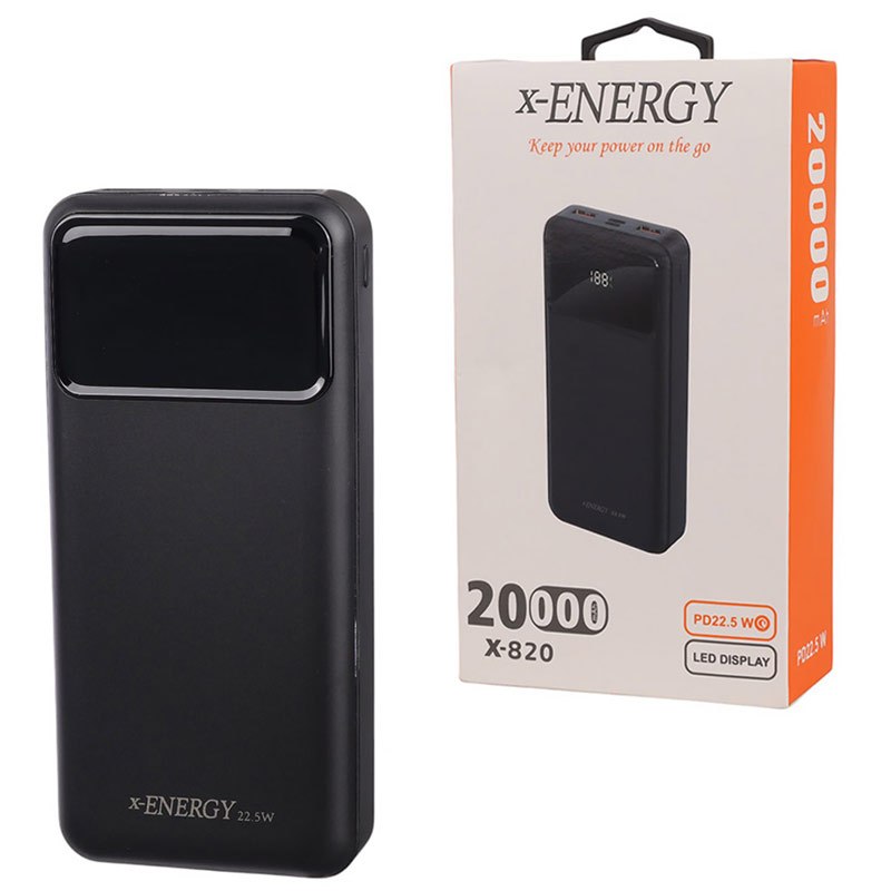 پاور بانک فست شارژ 20000 ایکس انرژی X-Energy X-820 PD 22.5W