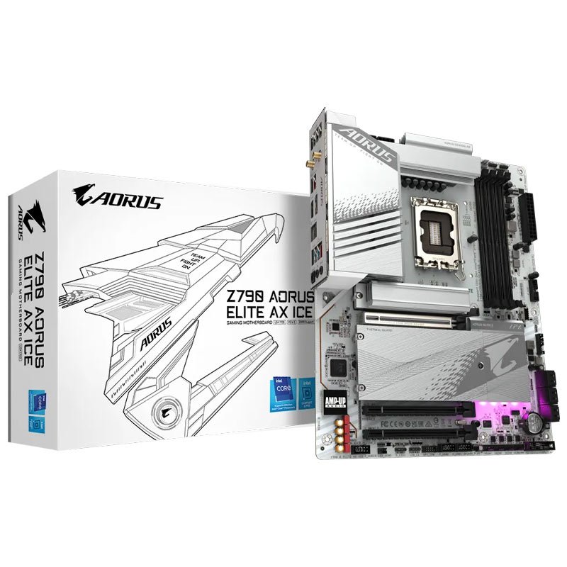 مادربرد گیگابایت Gigabyte Z790 AORUS ELITE AX ICE DDR5 LGA 1700