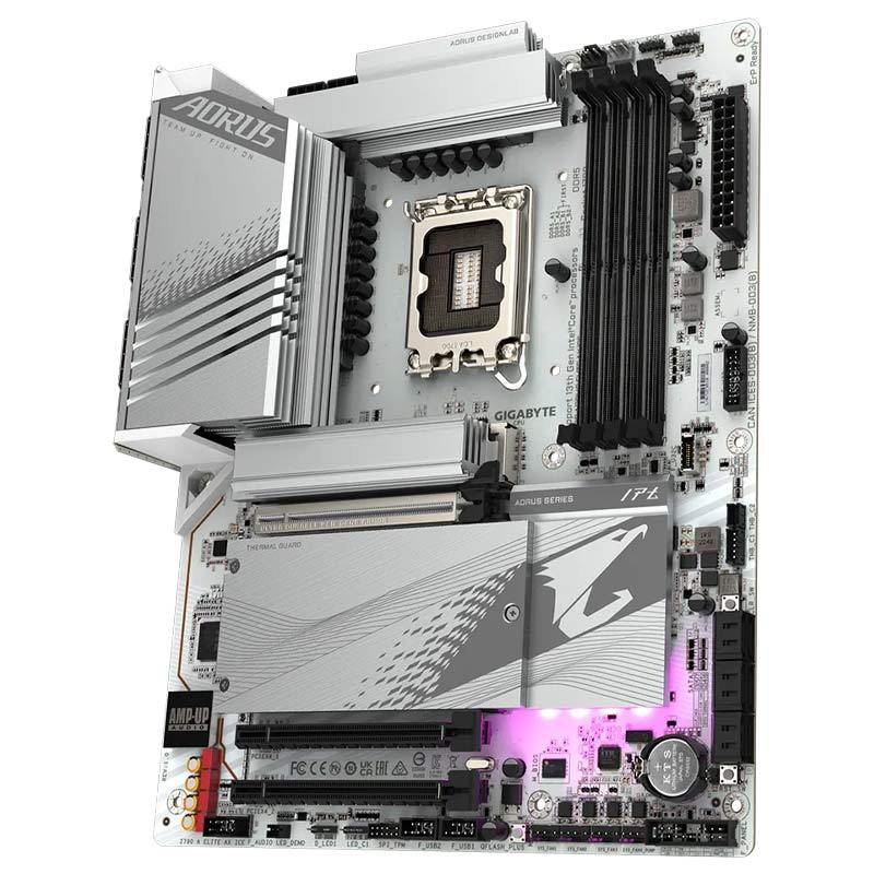مادربرد گیگابایت Z790 AORUS ELITE AX ICE DDR5