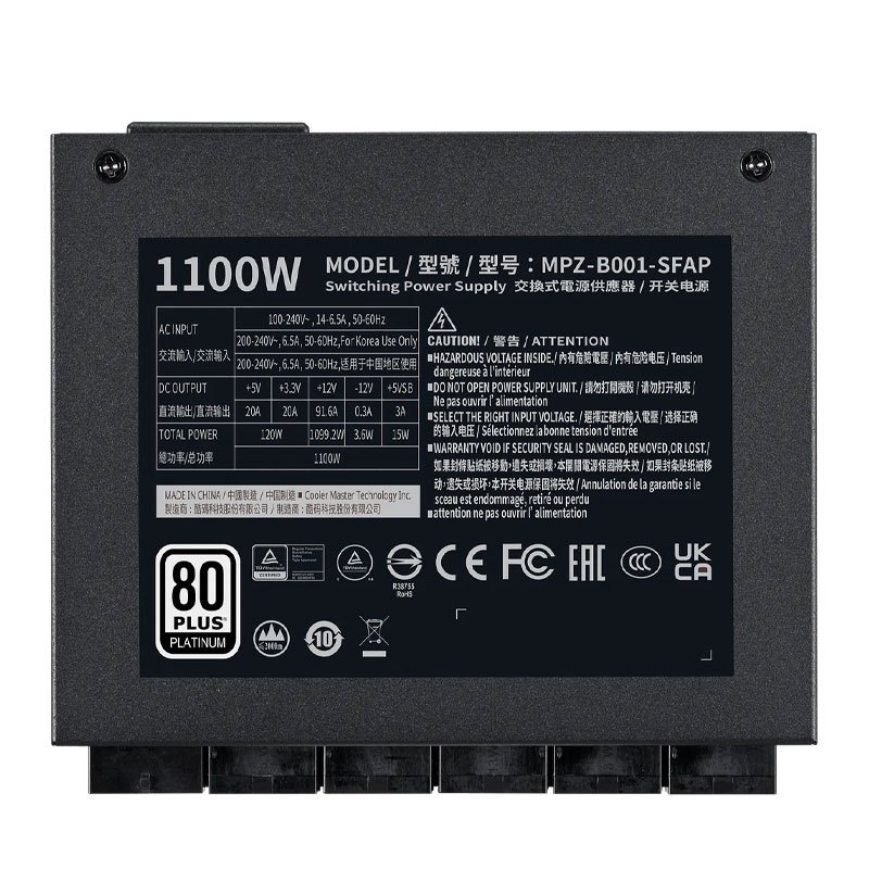پاور ماژولار 1100 وات کولر مستر Cooler Master V SFX Platinum