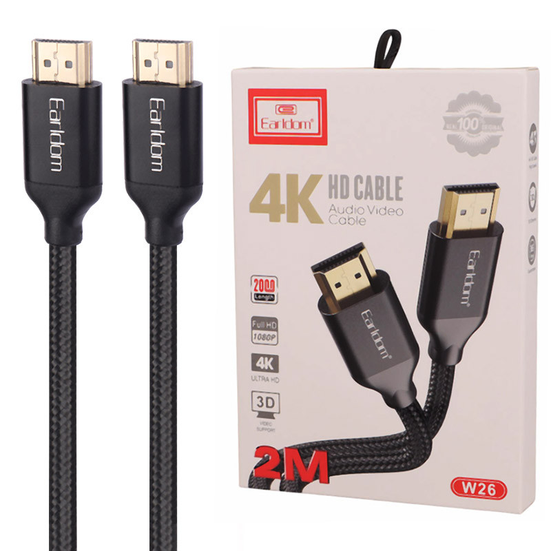 کابل HDMI 4K ارلدام ET-W26 طول 2 متر