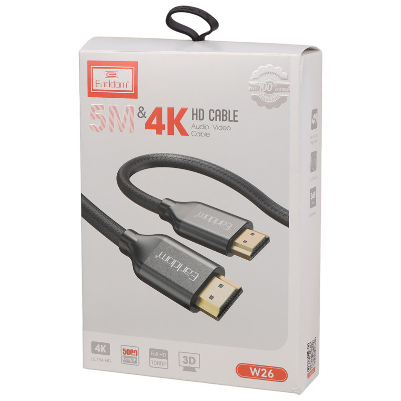 کابل HDMI 4K ارلدام ET-W26 طول 5 متر