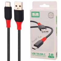 کابل تایپ سی فست شارژ Earldom EC-186C 2.4A 1m