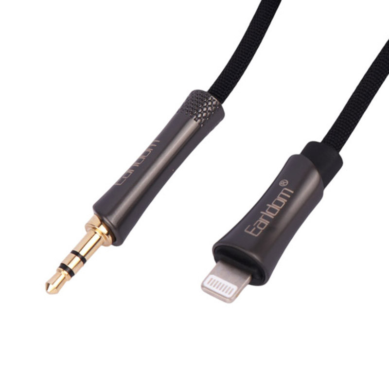 کابل تبدیل Earldom ET-AUX66 Lightning To AUX 1m