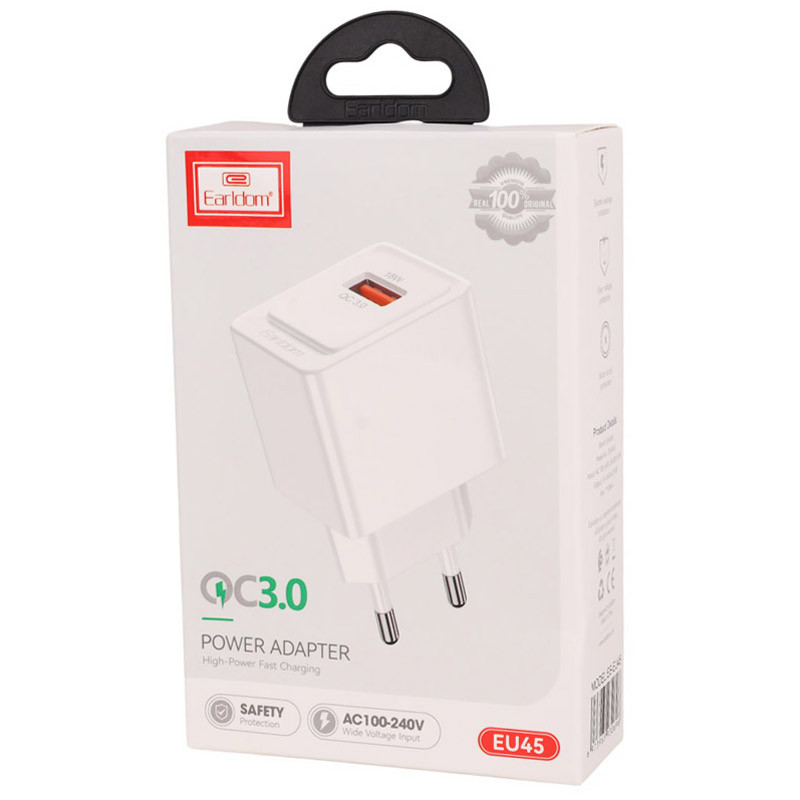 کلگی فست شارژ Earldom ES-EU45 3A QC3.0 18W