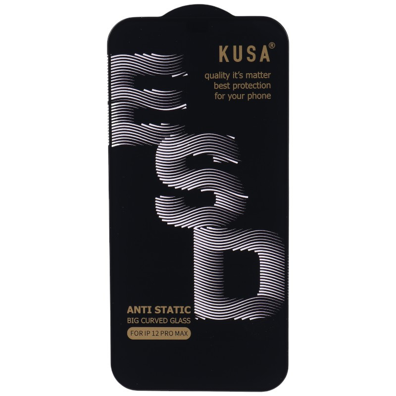 گلس آنتی استاتیک Kusa Big Curved آیفون iPhone 12 Pro Max