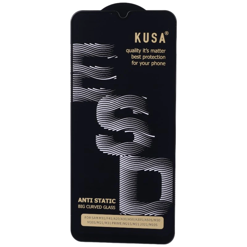 گلس آنتی استاتیک Kusa Big Curved سامسونگ Galaxy A20 / A30 / A50
