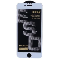 گلس آنتی استاتیک Kusa Big Curved آیفون 7 / 8 / SE 2020 سفید