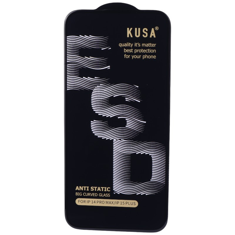 گلس آنتی استاتیک Kusa Big Curved آیفون iPhone 14 Pro Max