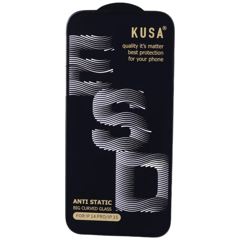 گلس آنتی استاتیک Kusa Big Curved آیفون 15
