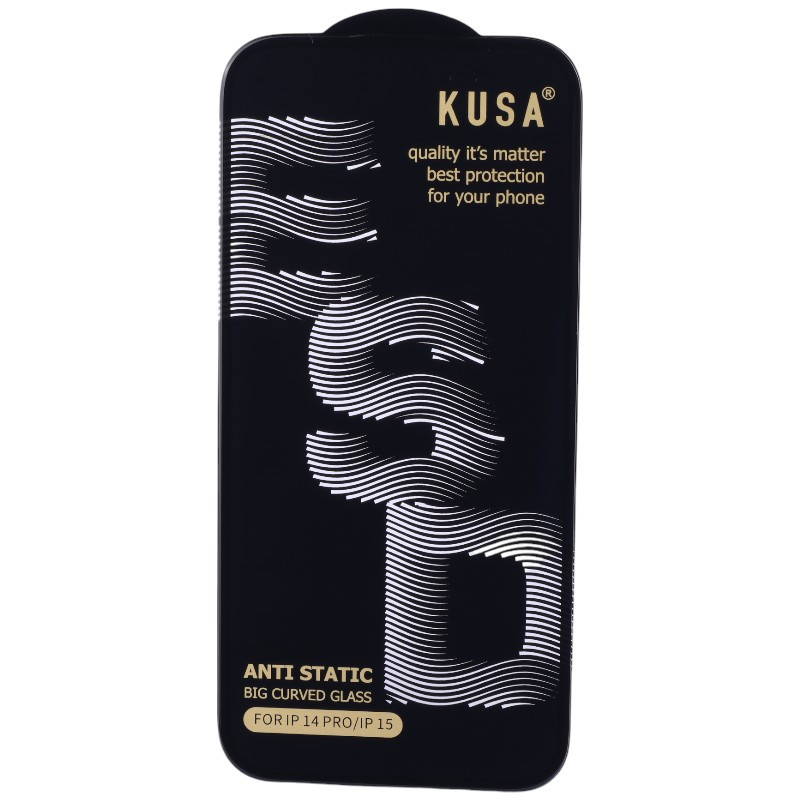 گلس آنتی استاتیک Kusa Big Curved آیفون 15