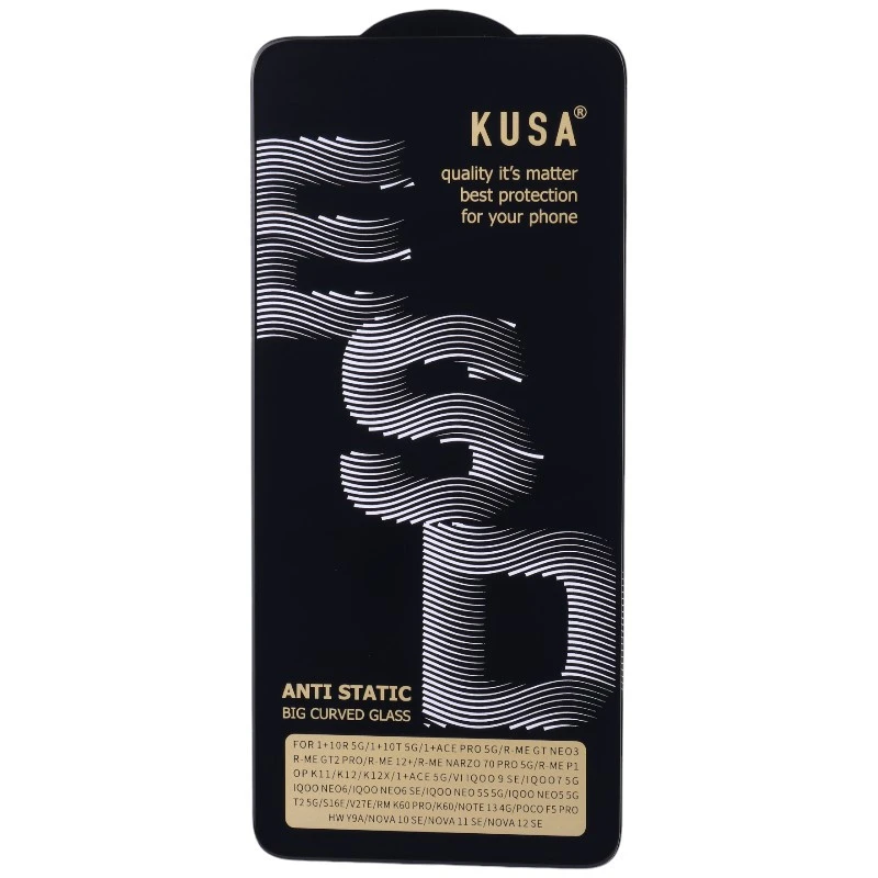 گلس آنتی استاتیک Kusa Big Curved شیائومی Redmi Note 13 4G