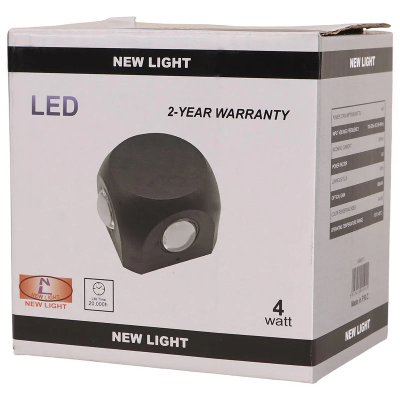 چراغ دیواری دکوراتیو چهار طرفه LED 559-4 4W