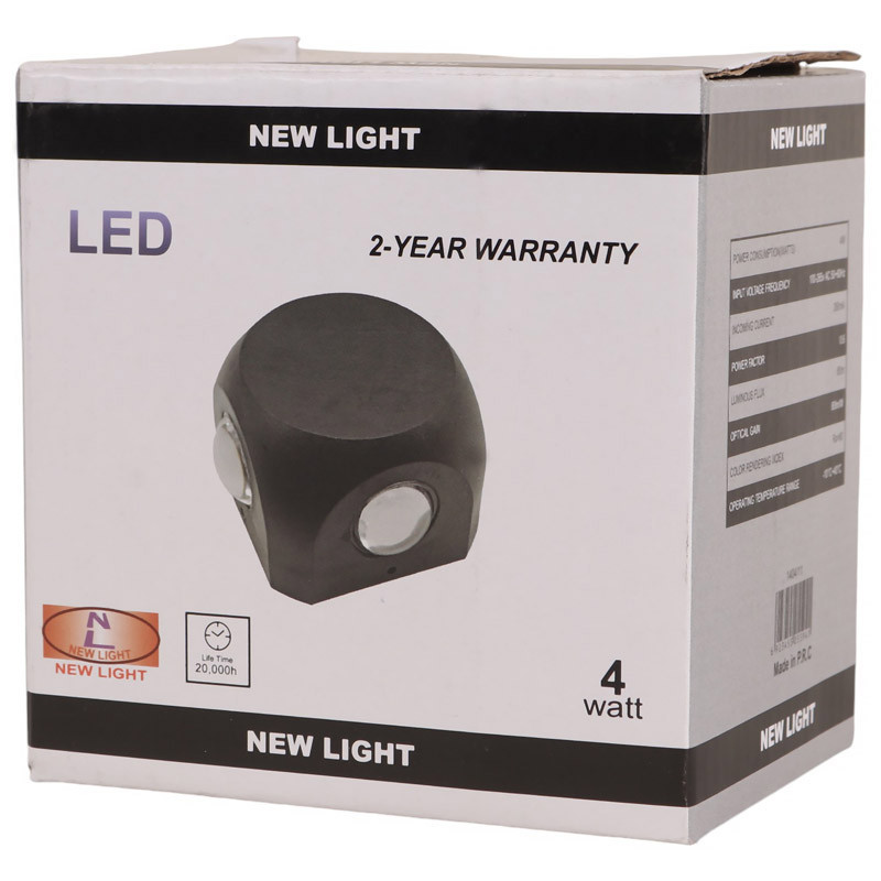 چراغ دیواری دکوراتیو چهار طرفه LED 559-4 4W