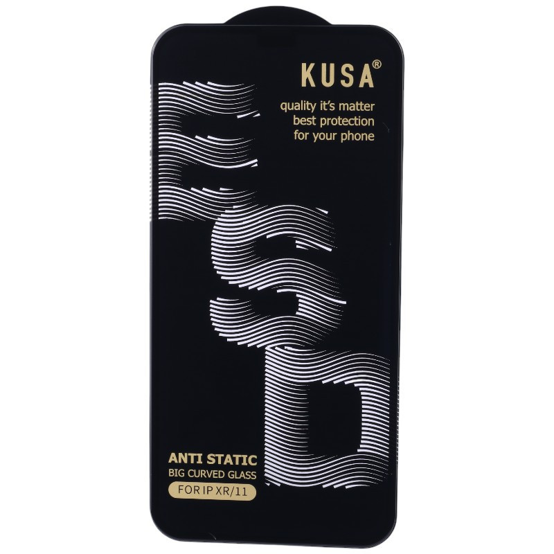 گلس آنتی استاتیک Kusa Big Curved آیفون 11 / XR