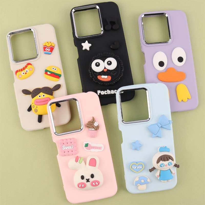 قاب Fashion Case شیائومی Redmi 13C / Poco C65 طرح برجسته