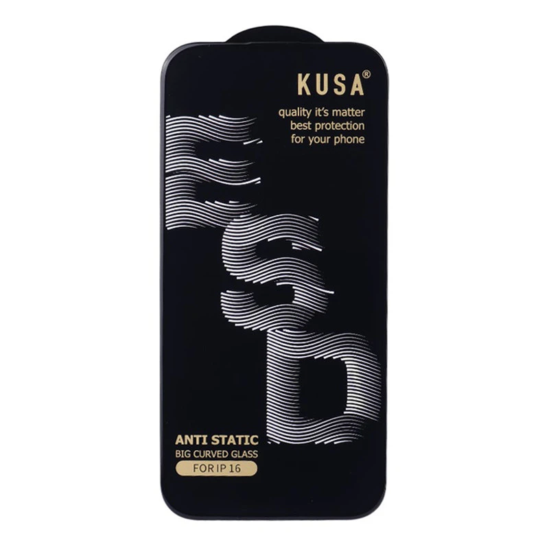 گلس آنتی استاتیک Kusa Big Curved آیفون 16