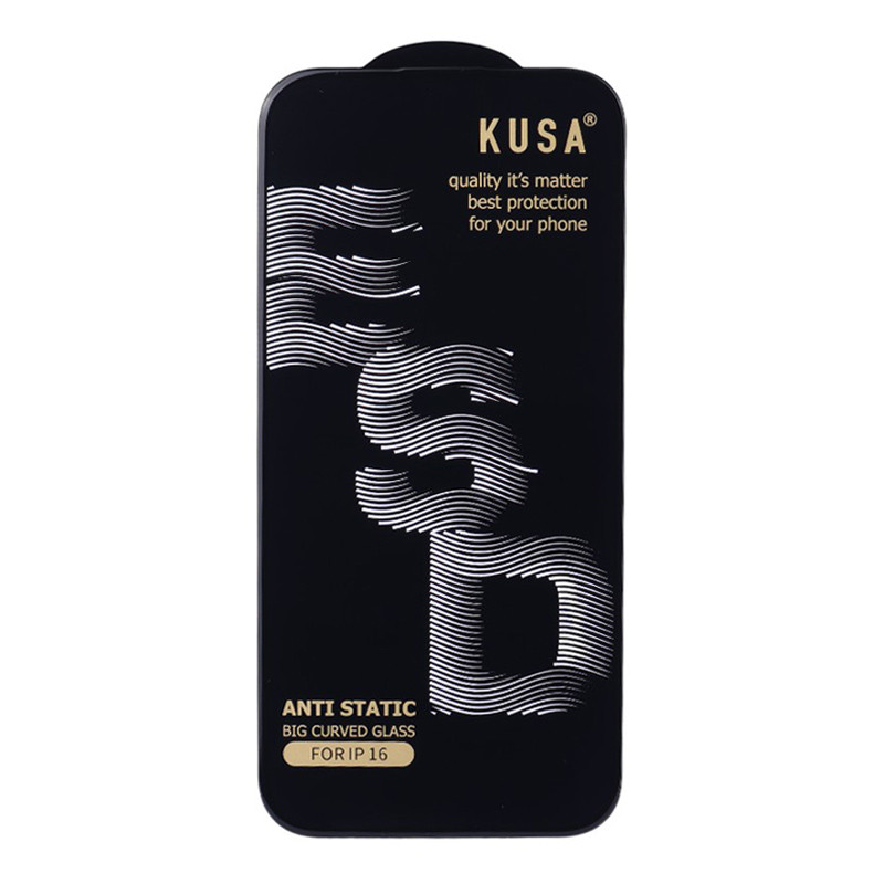 گلس آنتی استاتیک Kusa Big Curved آیفون 16