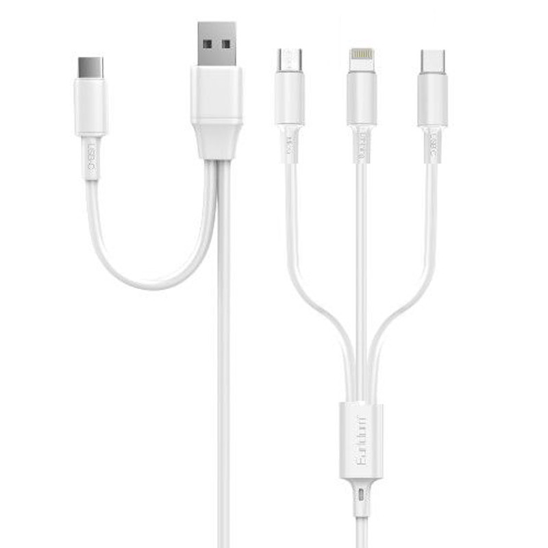 کابل 3 سر فست شارژ Earldom EC-IMC029 3A 1.2m