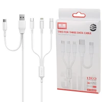 کابل 3 سر فست شارژ Earldom EC-IMC029 3A 1.2m