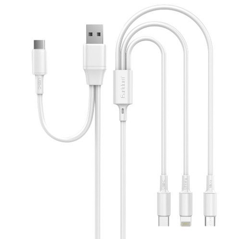 کابل 3 سر فست شارژ Earldom EC-IMC029 3A 1.2m