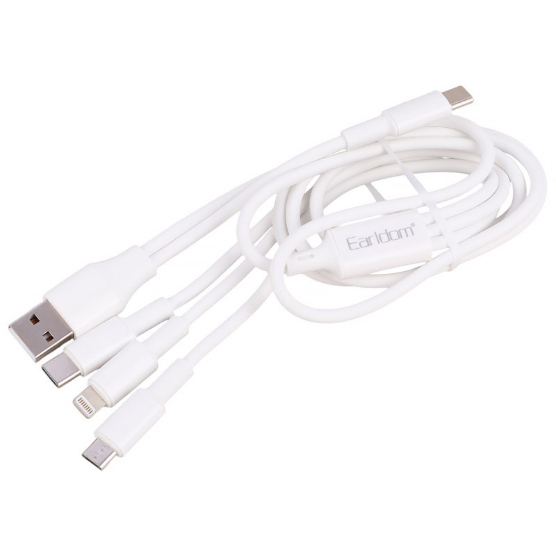 کابل 3 سر فست شارژ Earldom EC-IMC029 3A 1.2m