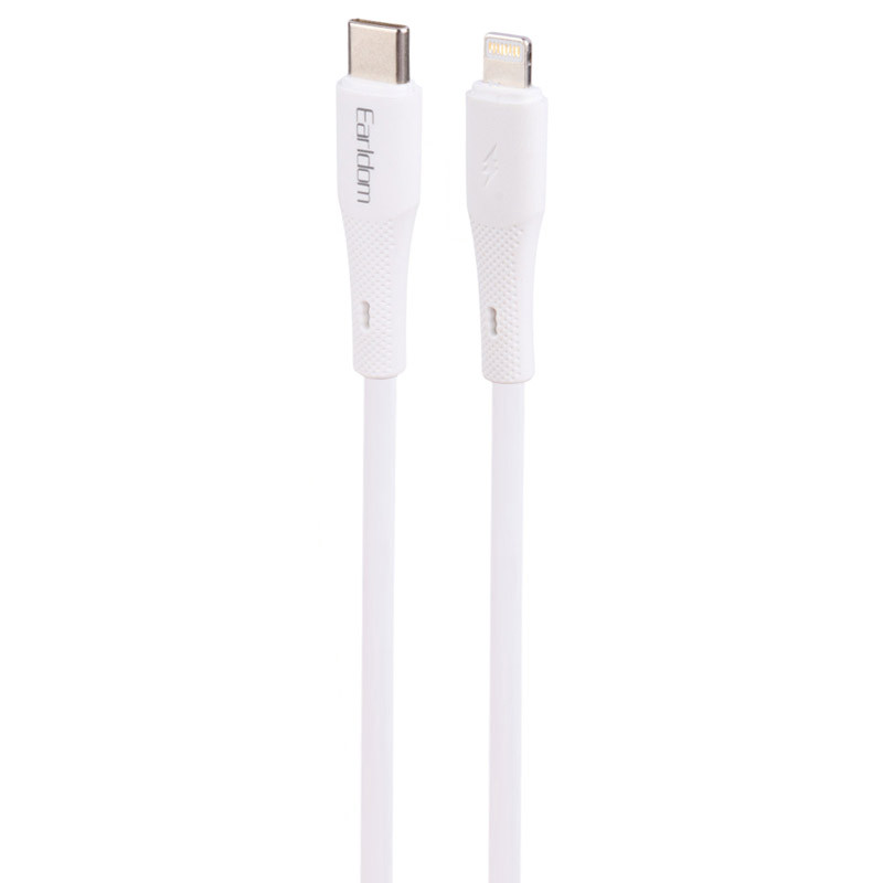 کابل تبدیل فست شارژ Earldom EC-185C-L Type-C To Lightning PD 30W 1m