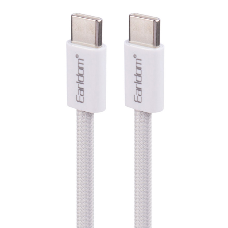 کابل تبدیل فست شارژ Earldom EC-144C Type-C To Type-C 60W 1m