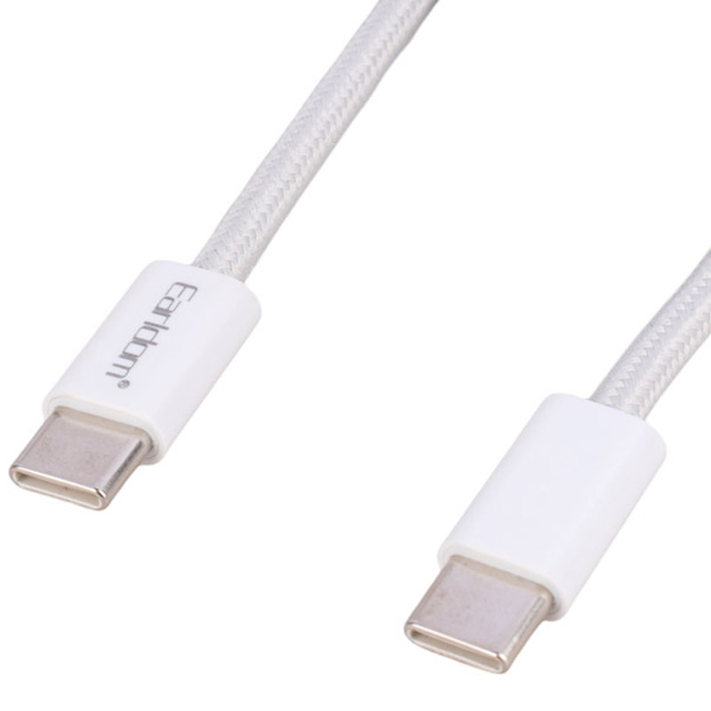 کابل تبدیل فست شارژ Earldom EC-144C Type-C To Type-C 60W 1m