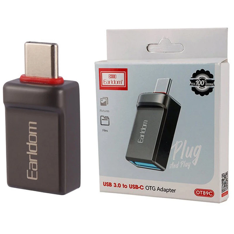 تبدیل USB OTG به تایپ سی ارلدام ET-OT89C
