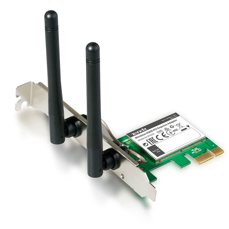 کارت شبکه اینترنال PCI-E آنتن دار Tenda W322E 300Mbps