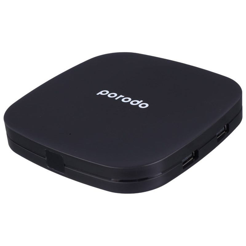 اندروید باکس Porodo PD-ANTVB-BK 8GB 1080P + ریموت کنترل