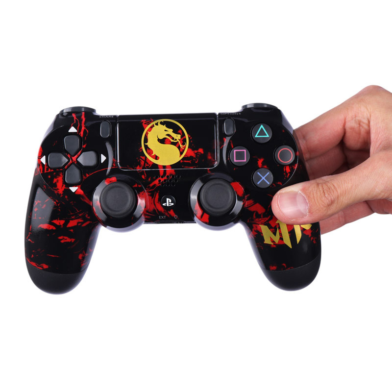 دسته بازی بی سیم SONY PlayStation 4 DualShock 4 High Copy طرح Mortal combat کد 3